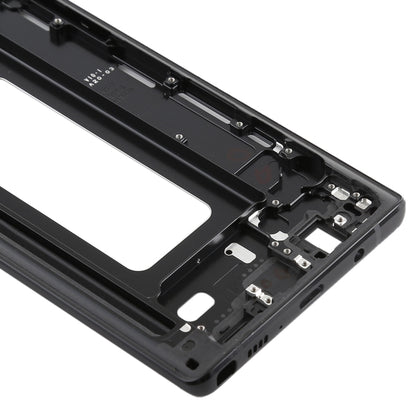 For Galaxy Note9 Front Housing LCD Frame Bezel (Black) - Frame Bezel Plate by buy2fix | Online Shopping UK | buy2fix