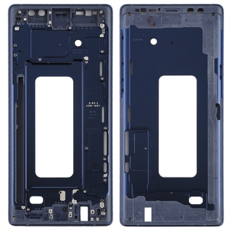 For Galaxy Note9 Front Housing LCD Frame Bezel (Blue) - Frame Bezel Plate by buy2fix | Online Shopping UK | buy2fix