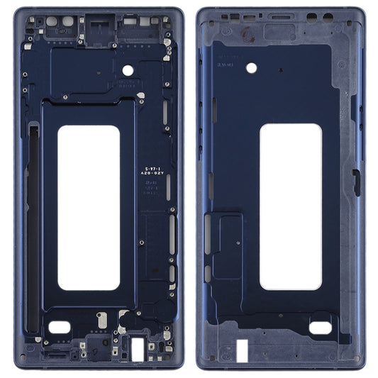 For Galaxy Note9 Front Housing LCD Frame Bezel (Blue) - Frame Bezel Plate by buy2fix | Online Shopping UK | buy2fix