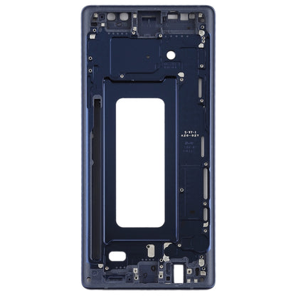 For Galaxy Note9 Front Housing LCD Frame Bezel (Blue) - Frame Bezel Plate by buy2fix | Online Shopping UK | buy2fix