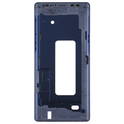 For Galaxy Note9 Front Housing LCD Frame Bezel (Blue) - Frame Bezel Plate by buy2fix | Online Shopping UK | buy2fix