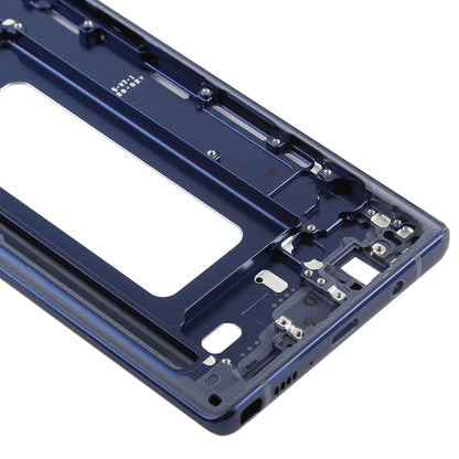 For Galaxy Note9 Front Housing LCD Frame Bezel (Blue) - Frame Bezel Plate by buy2fix | Online Shopping UK | buy2fix