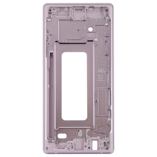 For Galaxy Note9 Front Housing LCD Frame Bezel (Rose Gold) - Frame Bezel Plate by buy2fix | Online Shopping UK | buy2fix