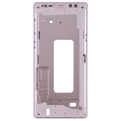 For Galaxy Note9 Front Housing LCD Frame Bezel (Rose Gold) - Frame Bezel Plate by buy2fix | Online Shopping UK | buy2fix