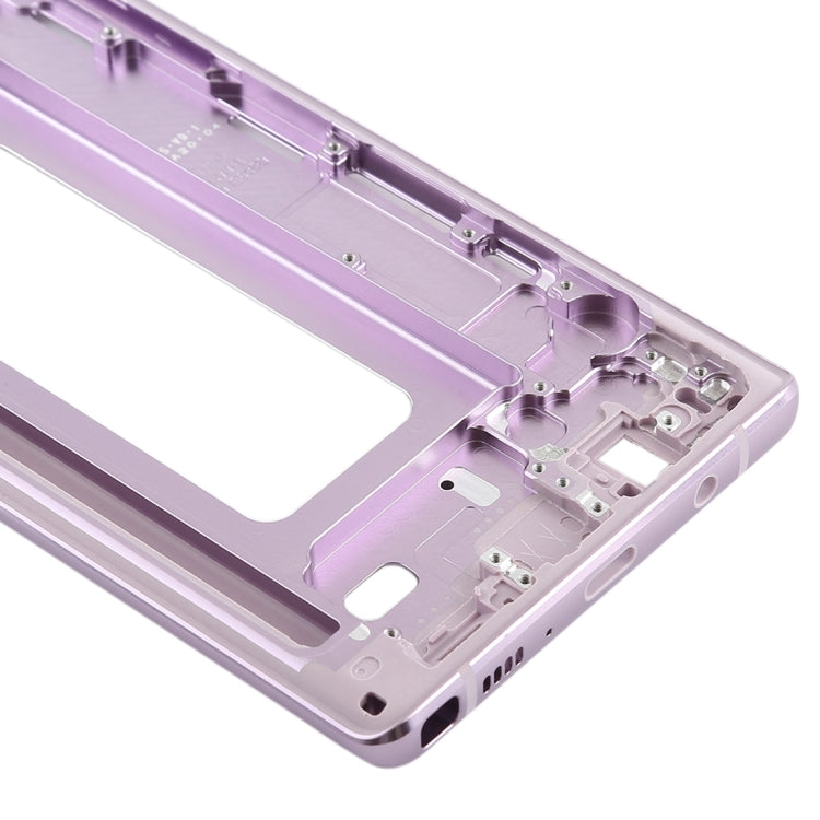 For Galaxy Note9 Front Housing LCD Frame Bezel (Rose Gold) - Frame Bezel Plate by buy2fix | Online Shopping UK | buy2fix