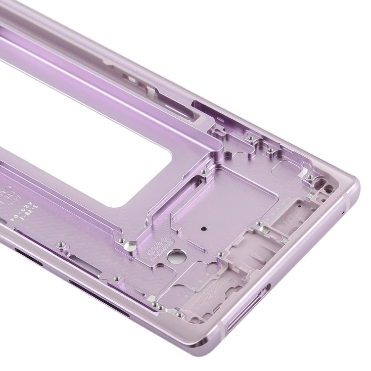 For Galaxy Note9 Front Housing LCD Frame Bezel (Rose Gold) - Frame Bezel Plate by buy2fix | Online Shopping UK | buy2fix