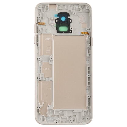 For Galaxy A6 (2018) / A600F Back Cover with Side Keys & Camera Lens (Gold) - Back Cover by buy2fix | Online Shopping UK | buy2fix