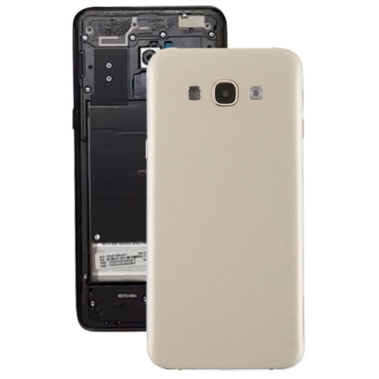 For Galaxy A8 Back Cover with Side Keys & Camera Lens (Gold) - Back Cover by buy2fix | Online Shopping UK | buy2fix