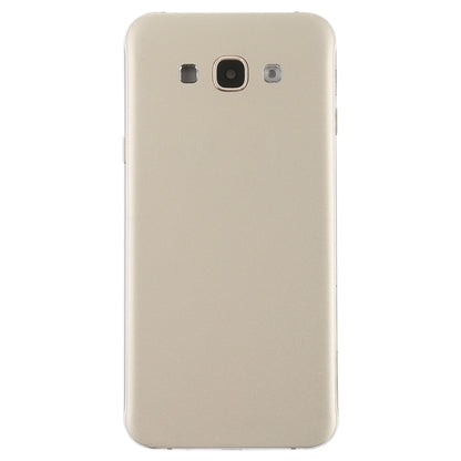 For Galaxy A8 Back Cover with Side Keys & Camera Lens (Gold) - Back Cover by buy2fix | Online Shopping UK | buy2fix