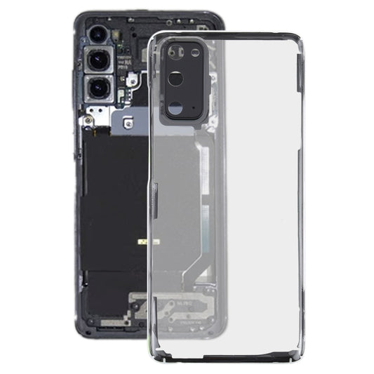 For Samsung Galaxy S20 SM-G980 SM-G980F SM-G980F/DS Glass Transparent Battery Back Cover (Transparent) - Back Cover by buy2fix | Online Shopping UK | buy2fix