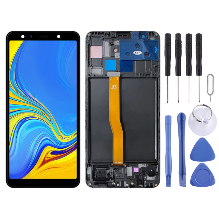 Original LCD Screen for Samsung Galaxy A7 (2018) SM-A750 With Digitizer Full Assembly With Frame - LCD Screen by buy2fix | Online Shopping UK | buy2fix