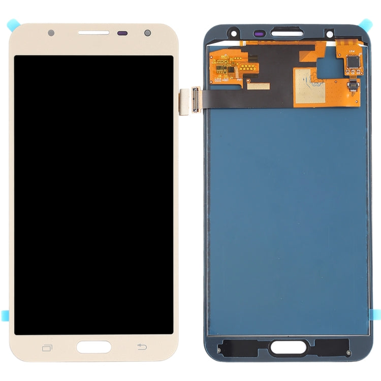 TFT LCD Screen for Galaxy J7 Neo, J701F/DS, J701M With Digitizer Full Assembly (Gold) - LCD Screen by buy2fix | Online Shopping UK | buy2fix