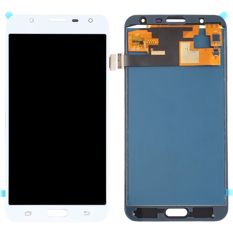TFT LCD Screen for Galaxy J7 Neo, J701F/DS, J701M With Digitizer Full Assembly (White) - LCD Screen by buy2fix | Online Shopping UK | buy2fix