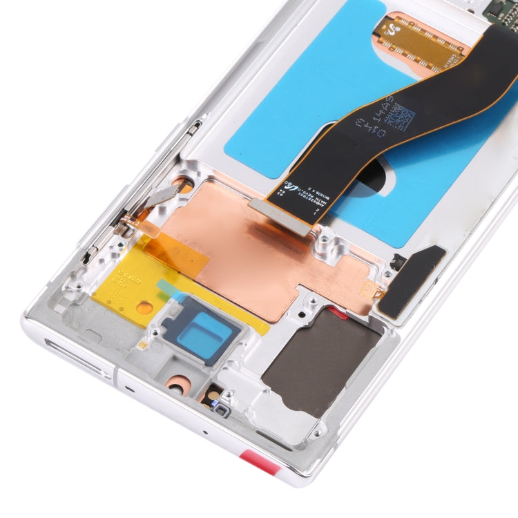 Original LCD Screen for Samsung Galaxy Note10 4G/Note10 5G SM-N971/N970 Digitizer Full Assembly With Frame (Silver) - LCD Screen by buy2fix | Online Shopping UK | buy2fix