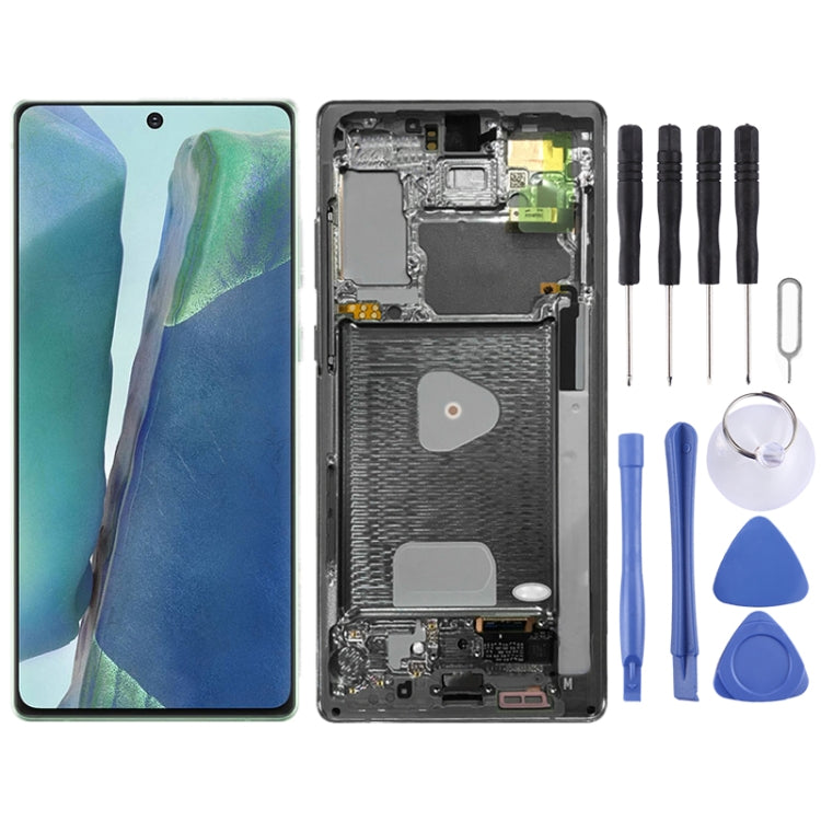 Original LCD Screen for Samsung Galaxy Note20 4G SM-N980 Digitizer Full Assembly With Frame (Green) - LCD Screen by buy2fix | Online Shopping UK | buy2fix
