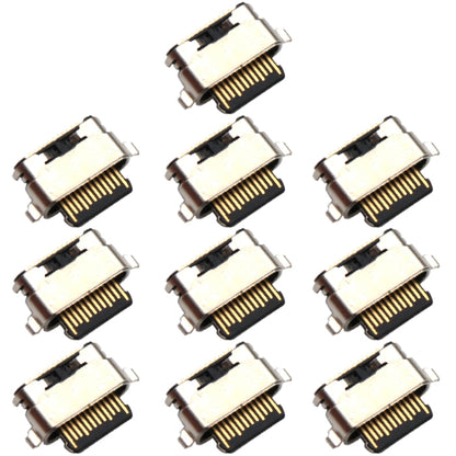 For Samsung Galaxy A11 SM-A115F 10pcs Charging Port Connector - Tail Connector by buy2fix | Online Shopping UK | buy2fix