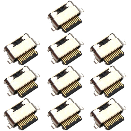 For Samsung Galaxy A11 SM-A115F 10pcs Charging Port Connector - Tail Connector by buy2fix | Online Shopping UK | buy2fix