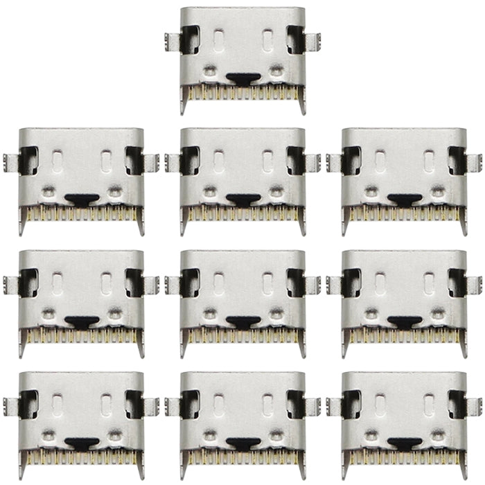 For Samsung Galaxy A20S SM-A207 10pcs Charging Port Connector - Tail Connector by buy2fix | Online Shopping UK | buy2fix
