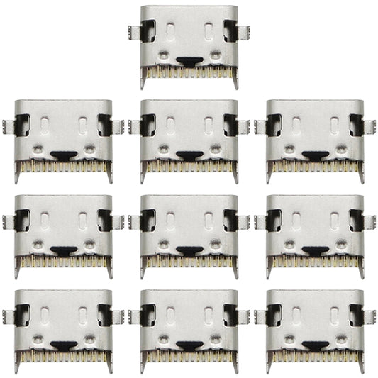 For Samsung Galaxy A20S SM-A207 10pcs Charging Port Connector - Tail Connector by buy2fix | Online Shopping UK | buy2fix