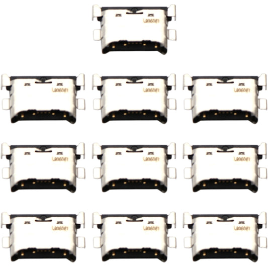 For Samsung Galaxy A40s SM-A407 10pcs Charging Port Connector - Tail Connector by buy2fix | Online Shopping UK | buy2fix