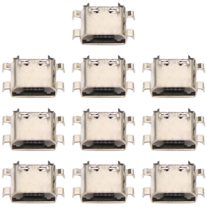 For Samsung Galaxy J7 V SM-J727 10pcs Charging Port Connector - Tail Connector by buy2fix | Online Shopping UK | buy2fix