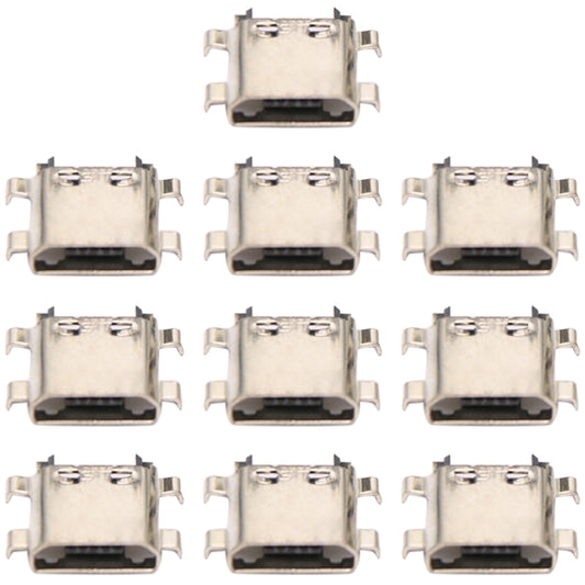For Samsung Galaxy J7 V SM-J727 10pcs Charging Port Connector - Tail Connector by buy2fix | Online Shopping UK | buy2fix