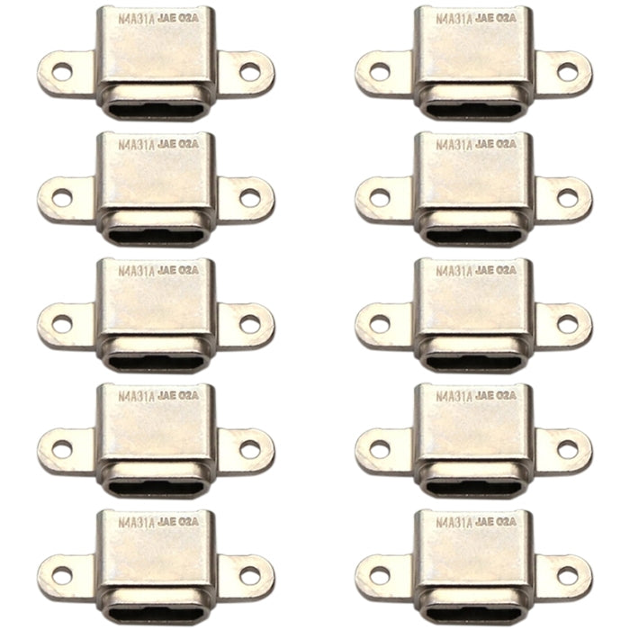 For Samsung Galaxy Tab Active LTE T365 10pcs Charging Port Connector - Tail Connector by buy2fix | Online Shopping UK | buy2fix