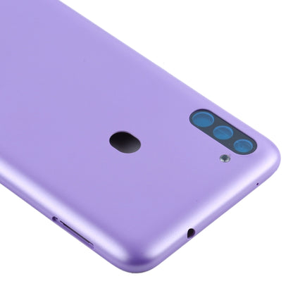 For Samsung Galaxy M11 SM-M115F Battery Back Cover (Purple) - Back Cover by buy2fix | Online Shopping UK | buy2fix