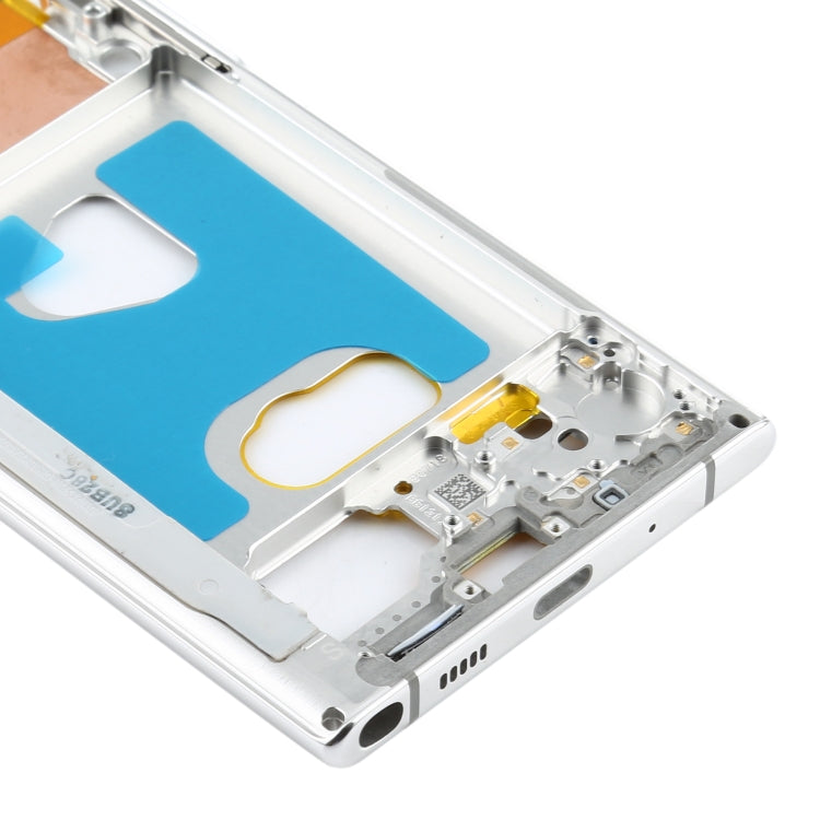 For Samsung Galaxy Note10 5G SM-N971  Middle Frame Bezel Plate (Silver) - Frame Bezel Plate by buy2fix | Online Shopping UK | buy2fix