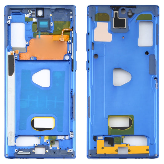 For Samsung Galaxy Note10+ 5G SM-N976F  Middle Frame Bezel Plate (Blue) - Frame Bezel Plate by buy2fix | Online Shopping UK | buy2fix