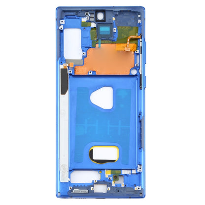 For Samsung Galaxy Note10+ 5G SM-N976F  Middle Frame Bezel Plate (Blue) - Frame Bezel Plate by buy2fix | Online Shopping UK | buy2fix