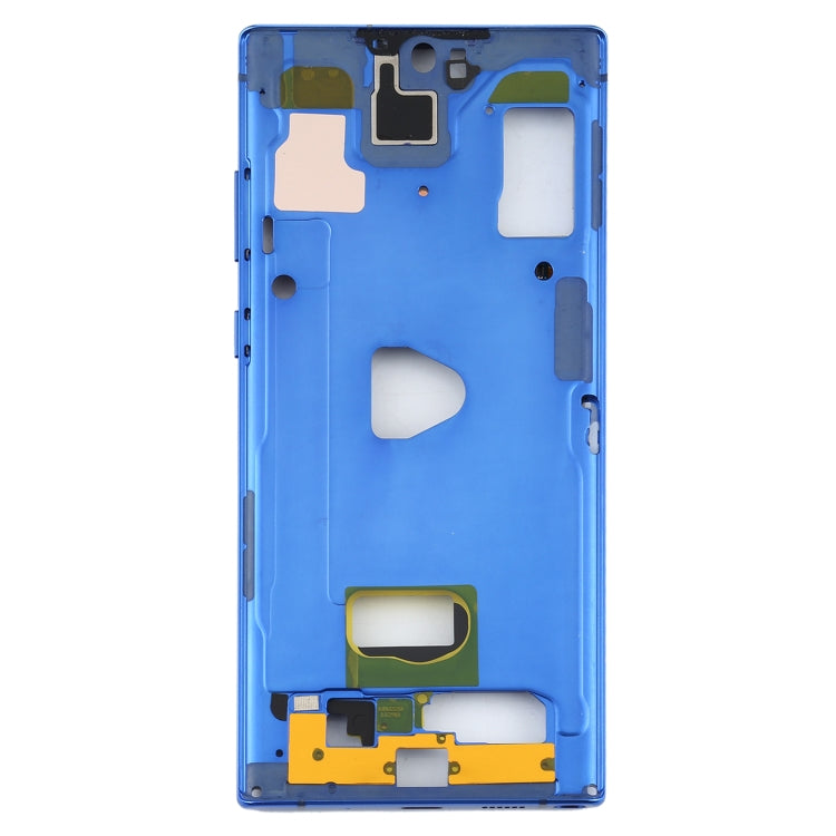 For Samsung Galaxy Note10+ 5G SM-N976F  Middle Frame Bezel Plate (Blue) - Frame Bezel Plate by buy2fix | Online Shopping UK | buy2fix