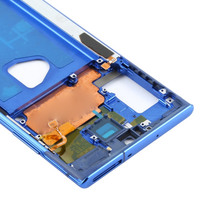 For Samsung Galaxy Note10+ 5G SM-N976F  Middle Frame Bezel Plate (Blue) - Frame Bezel Plate by buy2fix | Online Shopping UK | buy2fix