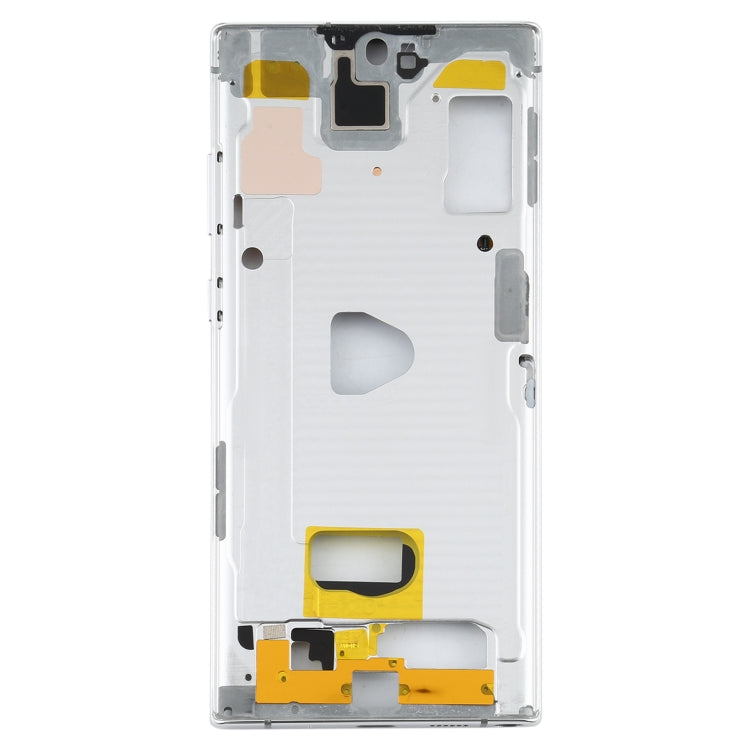 For Samsung Galaxy Note10+ 5G SM-N976F  Middle Frame Bezel Plate (White) - Frame Bezel Plate by buy2fix | Online Shopping UK | buy2fix