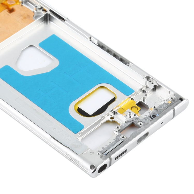 For Samsung Galaxy Note10+ 5G SM-N976F  Middle Frame Bezel Plate (White) - Frame Bezel Plate by buy2fix | Online Shopping UK | buy2fix