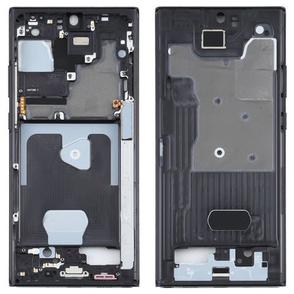 For Samsung Galaxy Note20 Ultra SM-N985F Middle Frame Bezel Plate With Parts (Black) - Frame Bezel Plate by buy2fix | Online Shopping UK | buy2fix