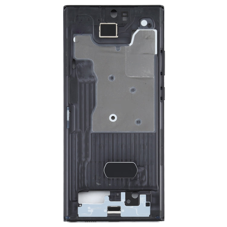 For Samsung Galaxy Note20 Ultra SM-N985F Middle Frame Bezel Plate With Parts (Black) - Frame Bezel Plate by buy2fix | Online Shopping UK | buy2fix