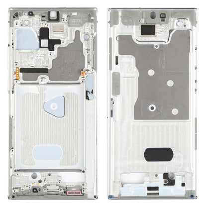 For Samsung Galaxy Note20 Ultra SM-N985F Middle Frame Bezel Plate With Parts (Silver) - Frame Bezel Plate by buy2fix | Online Shopping UK | buy2fix