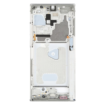 For Samsung Galaxy Note20 Ultra SM-N985F Middle Frame Bezel Plate With Parts (Silver) - Frame Bezel Plate by buy2fix | Online Shopping UK | buy2fix