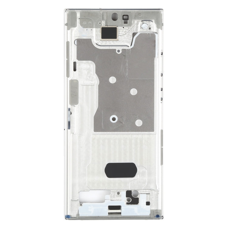 For Samsung Galaxy Note20 Ultra SM-N985F Middle Frame Bezel Plate With Parts (Silver) - Frame Bezel Plate by buy2fix | Online Shopping UK | buy2fix