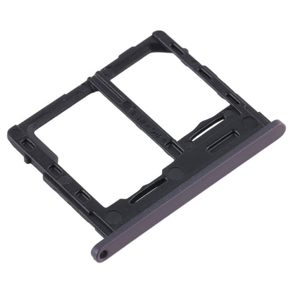 For Samsung Galaxy Tab A 8.4(2020) / SM-T307U SIM Card Tray + Micro SD Card Tray (Black) - Card Tray by buy2fix | Online Shopping UK | buy2fix