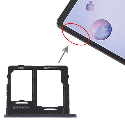 For Samsung Galaxy Tab A 8.4(2020) / SM-T307U SIM Card Tray + Micro SD Card Tray (Black) - Card Tray by buy2fix | Online Shopping UK | buy2fix