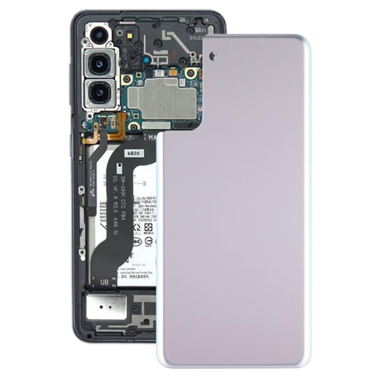 For Samsung Galaxy S21+ 5G Battery Back Cover (Silver) - Back Cover by buy2fix | Online Shopping UK | buy2fix