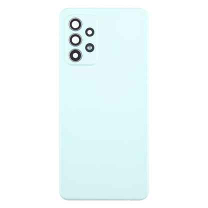 For Samsung Galaxy A52 5G / A52 4G Battery Back Cover with Camera Lens Cover(Green) - Back Cover by buy2fix | Online Shopping UK | buy2fix