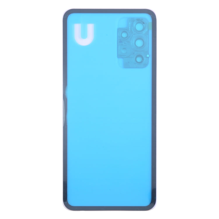 For Samsung Galaxy A52 5G / A52 4G Battery Back Cover with Camera Lens Cover(Purple) - Back Cover by buy2fix | Online Shopping UK | buy2fix