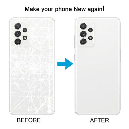 For Samsung Galaxy A52 5G / A52 4G Battery Back Cover with Camera Lens Cover(Blue) - Back Cover by buy2fix | Online Shopping UK | buy2fix