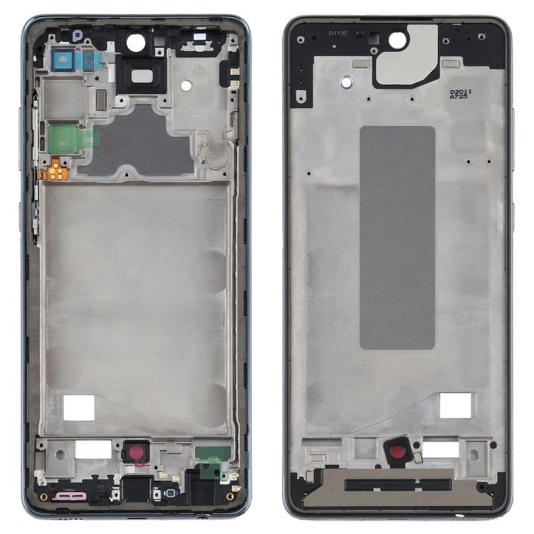 For Samsung Galaxy A72 5G SM-A726 Middle Frame Bezel Plate (Black) - Frame Bezel Plate by buy2fix | Online Shopping UK | buy2fix