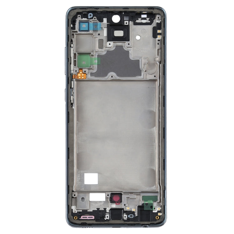 For Samsung Galaxy A72 5G SM-A726 Middle Frame Bezel Plate (Black) - Frame Bezel Plate by buy2fix | Online Shopping UK | buy2fix
