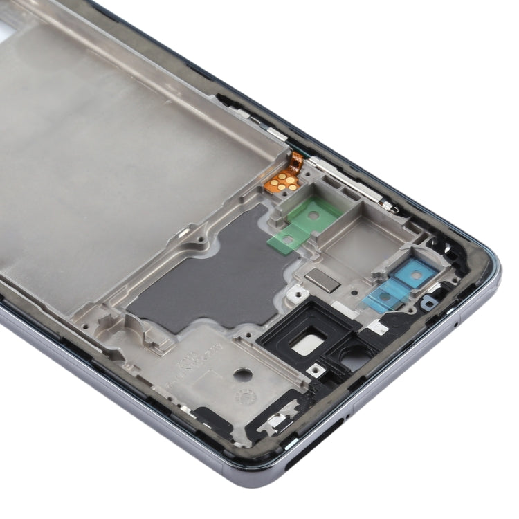 For Samsung Galaxy A72 5G SM-A726 Middle Frame Bezel Plate (Black) - Frame Bezel Plate by buy2fix | Online Shopping UK | buy2fix