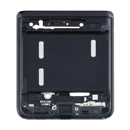 For Samsung Galaxy Z Flip 5G SM-F707  Lower Middle Frame Bezel Plate (Black) - Frame Bezel Plate by buy2fix | Online Shopping UK | buy2fix